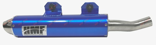 HMF Blue Yamaha Raptor 700 Muffler Slip On Exhaust Pipe 2006-2025 YFM 700R - Picture 3 of 6