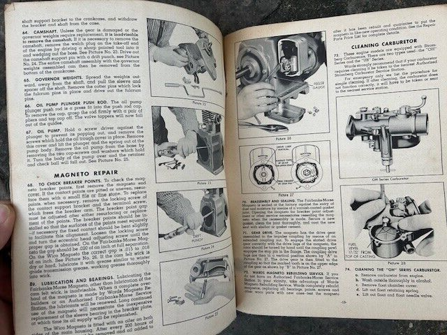 Rare Vintage Montgomery Wards Gasoline Engines repair parts