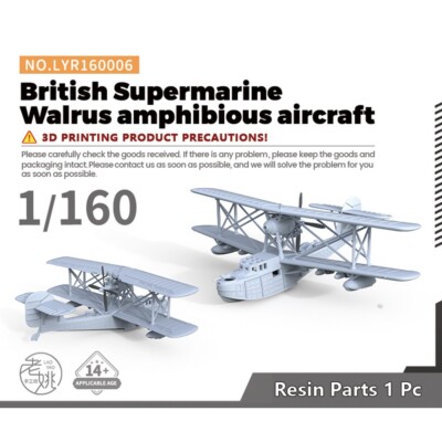 Yao's Studio LYR160006 1/160 British Supermarine Walrus Amphibious Aircraft
