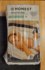 New Honest Diapers, Size 1, 8-14 Pounds, Pandas, 35 Diapers