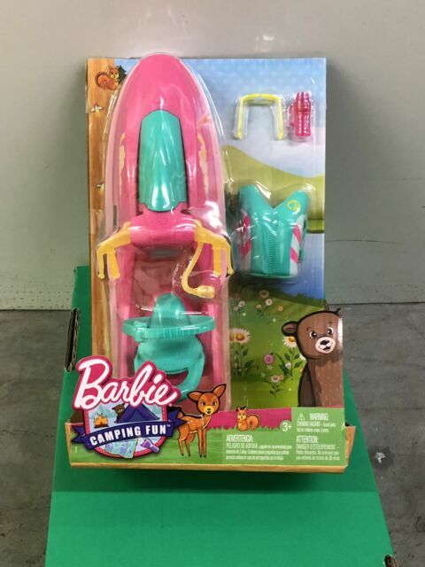 barbie camping fun jet ski