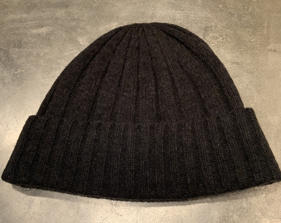 Cappello berretto Polo Ralph Lauren grigio W bianco pony luxe maglia a costine O S unisex