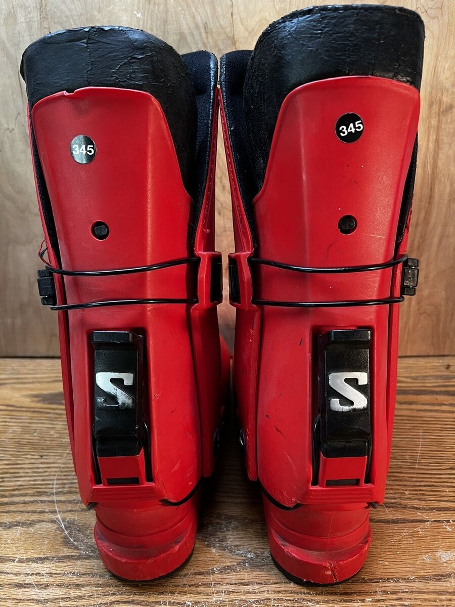 VTG Salomon SX80 Ski Boots Mens 340-45 Red Downhill Alpine VTG Salomon SX80 Ski Boots Mens 340-45 Red Downhill Alpine