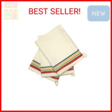 Aunt Martha's 18-Inch by 28-Inch Package of 3 Vintage Dish Towels,Cotton, Multi