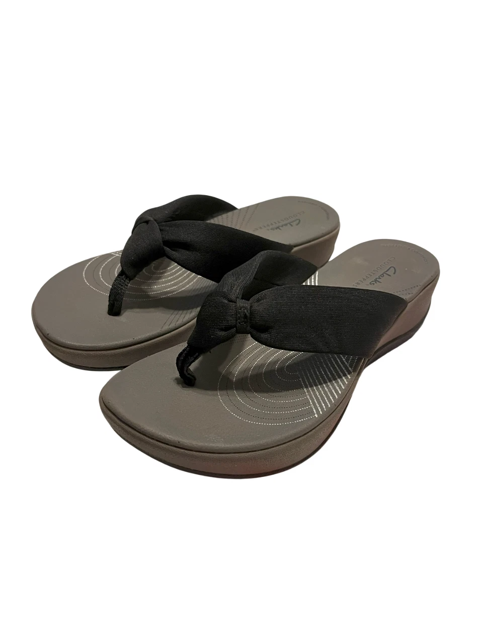 Infradito CLARKS Cloud Steppers taglia 7 cinturino nero