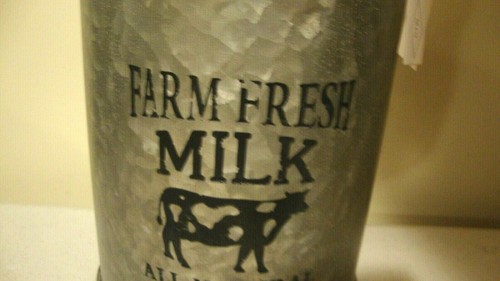 New Country Milk Cans in distressed metal - SALE - Picture 5 of 7