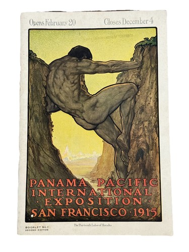 1915 Panama Pacific International Expo PPIE San Francisco Booklet #1 Second Ed