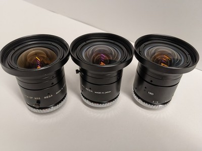 8mm F1.4 1-Inch C-Mount M55 MEGA Wide Angle Machine Vision Lens Made In Japan