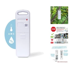 Versatile Wireless Temperature and Humidity Sensor - Monitor Anywhere, Anytime