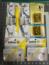 NOS 6-pack lot child Safety 1st HS311 Top of the Door Lock w/ Finger Pinch Guard