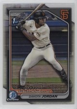 2024 Bowman Draft Chrome Refractor Dakota Jordan #BDC-71 1fg6