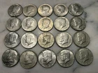 20 Kennedy 1966 Half Dollars 40% Silver Very Good Condition # 11