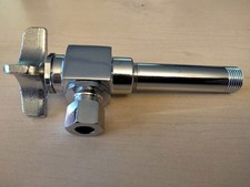 KOHLER K-7637-CP Single Angle Stop 3/8  NPT Cross-Handle Valve Chrome New