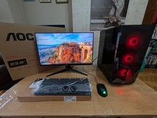 Gaming PC NVIDIA GTX 1080 Ti, I7 7740X, 16GB RAM, 4TB, Monitor, Keyboard, Mouse