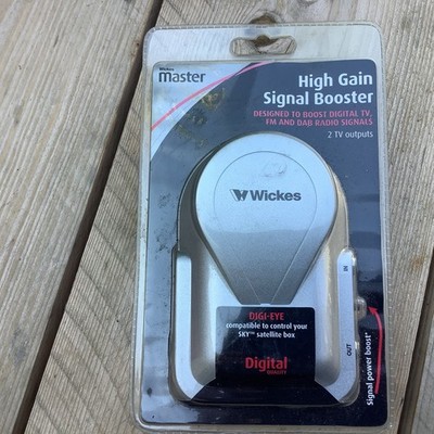 Wicked Master High Gain Signalverstärker für TV UKW & DAB Radio DIGI-EYE