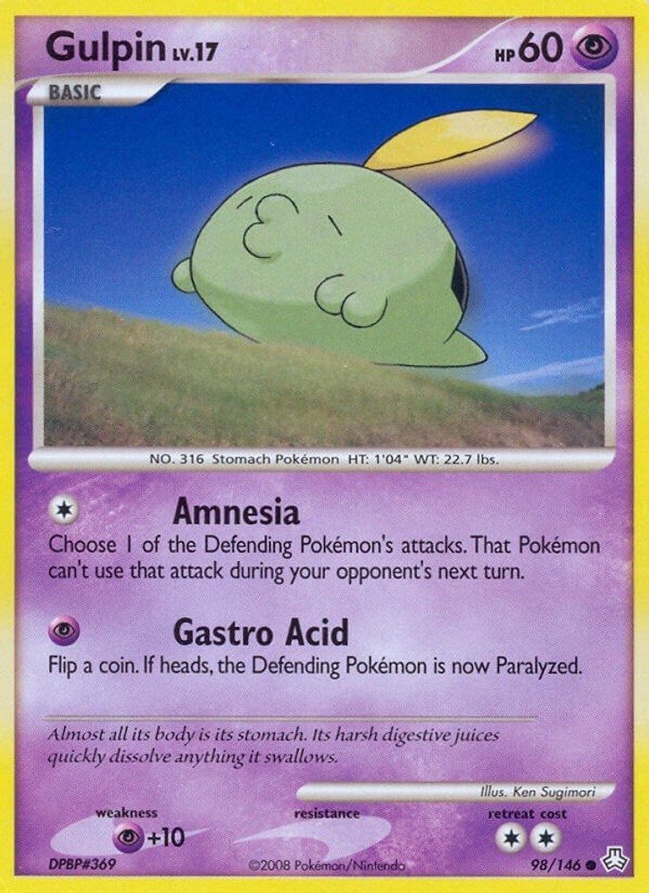 Gulpin Legends Awakened 98/146 LP Pokemon