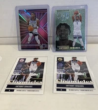 Anthony Edwards 2nd Year Lot! Chronicles Bronze & Pink! XR! Emerald Illusions