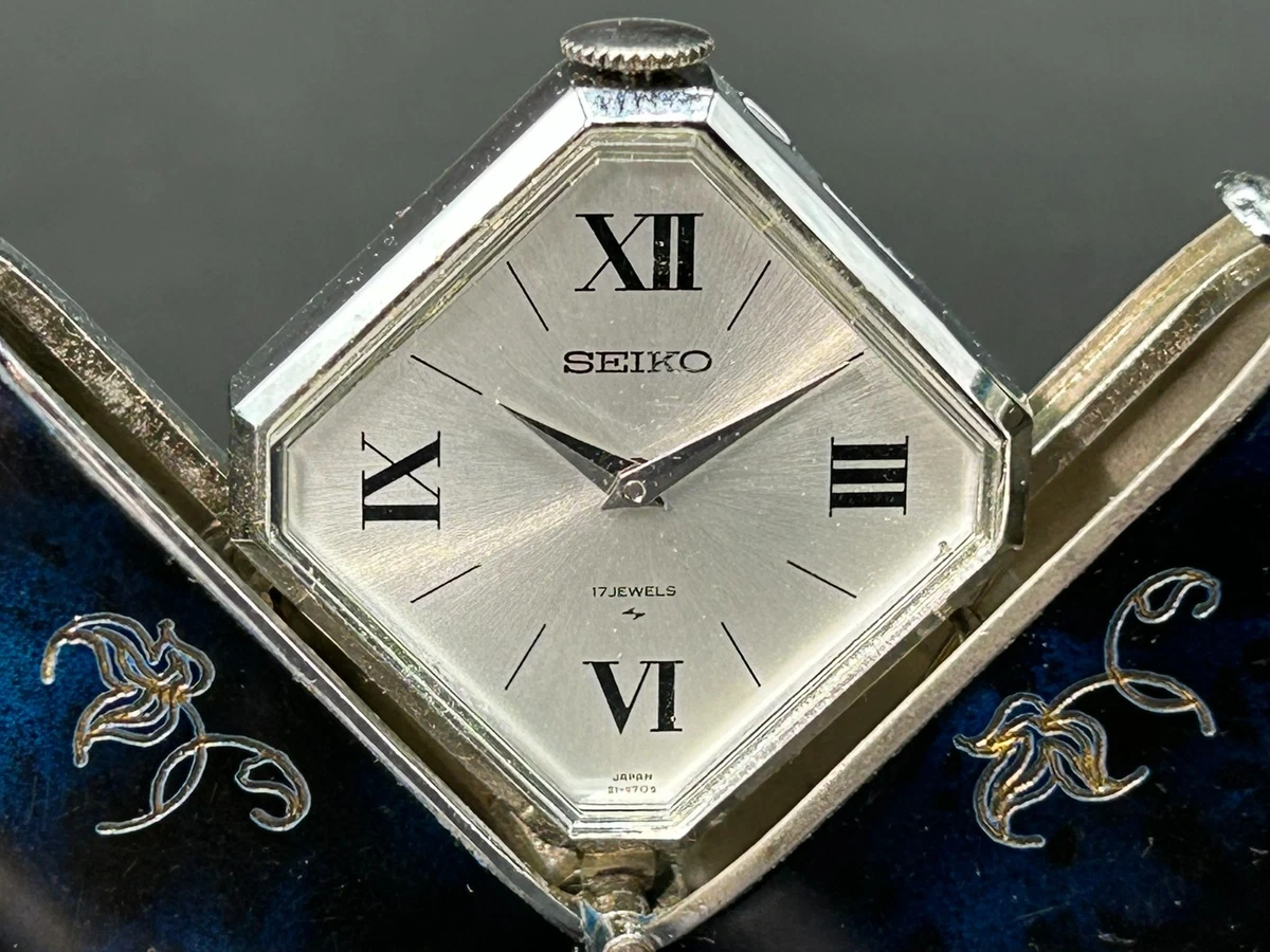 Seiko Pocket Watch Pocket Watches with Vintage 17 Jewels for sale