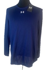 Under Armour Shirt Mens Small Blue Locker T Long Sleeve Loose Gear 1305776 NEW