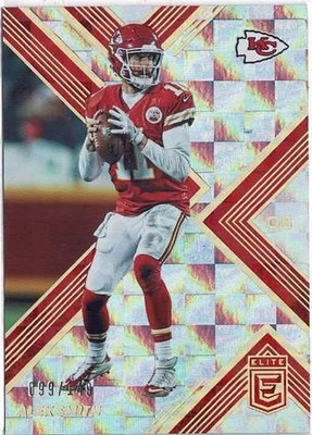 2017 Donruss Elite Alex Smith (Chiefs) Red /149 Card No. 49