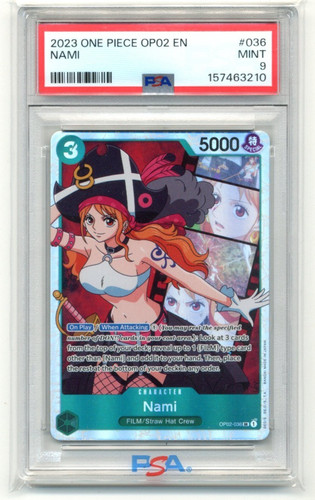 Nami graded PSA 9 for sale on eBay