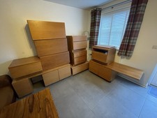 Beaver & Tapley 33 Vintage Furniture Set Wall and Floor Units Collection Only