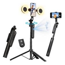 Auto Face Tracking Tripod for iPhone 360° Rotation Remote Control