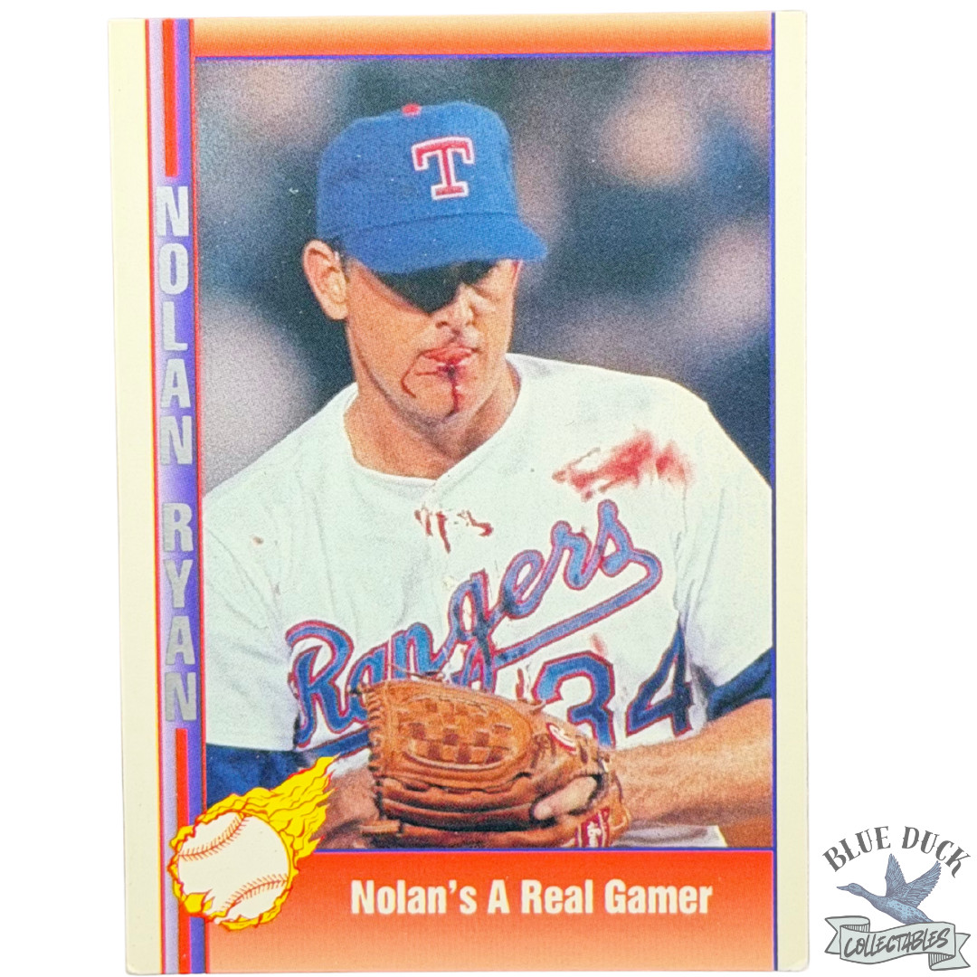 1991 Pacific - Nolan Ryan - #92 - “Nolan’s A Real Gamer” - Rangers