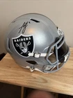 Ashton Jeanty Raiders Full Size Replica Helmet Autographed Beckett COA