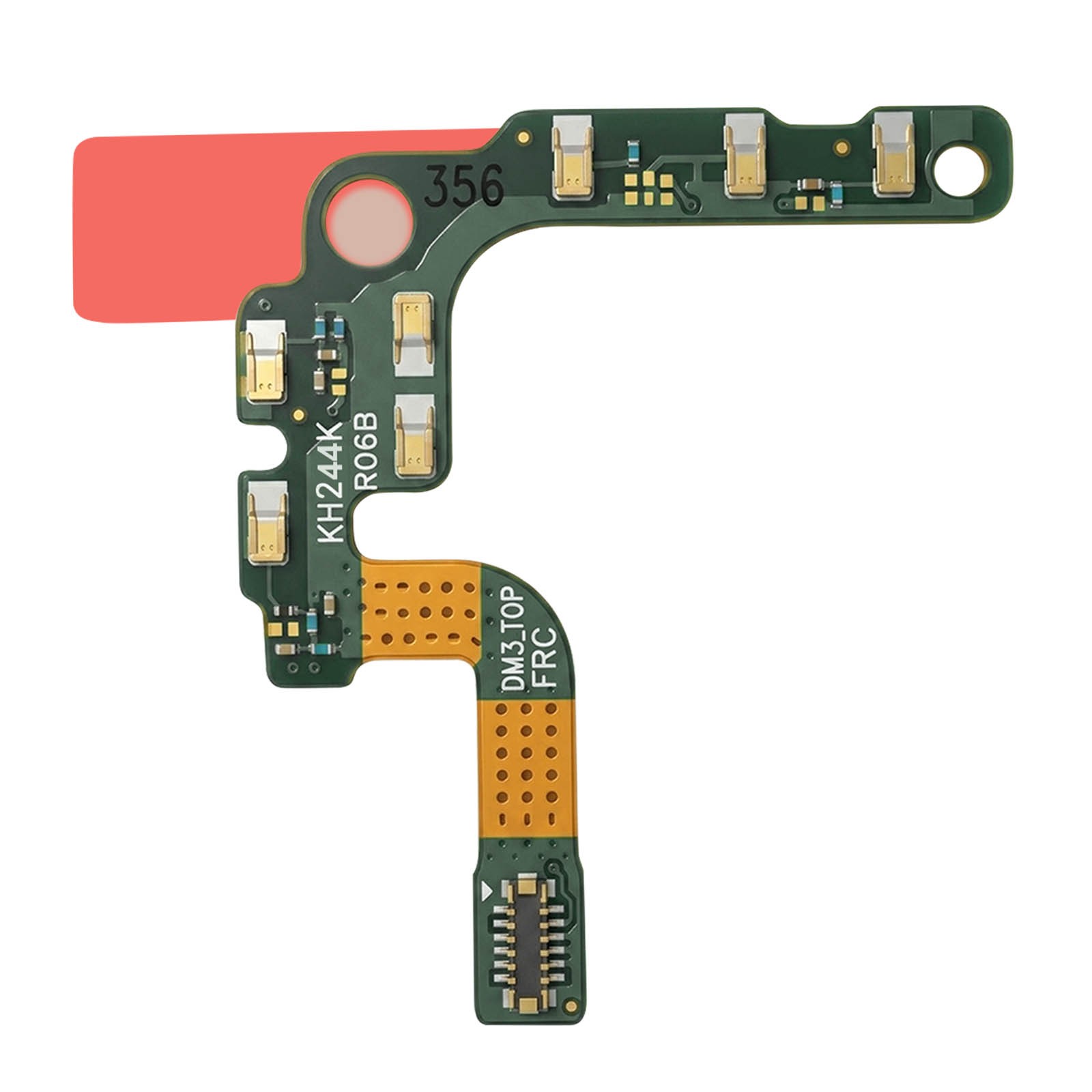 Écouteur interne Galaxy S23 Ultra pièce de rechange nappe Flex FRC Clappio pour châssis vert