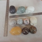 10LB 10 Natural Quartz Crystal Jasper Skull Ball Mixed Stones Polished Healing — photo 10