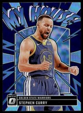 Stephen Curry 2023-24 Donruss Optic My House Purple #17 Golden State Warriors