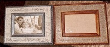 Set of Two Demdaco 4x6 Photo Frame NIV Faith ...