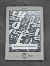 Amazon Kindle 4th Gen D01100 6" eReader Gray NON-Touch