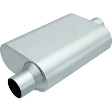 Magnaflow R23041 Muffler - Rumble - 3 In Offset Inlet - 3 In Center Outlet - Magnaflow R23041 Muffler - Rumble - 3 In Offset Inlet - 3 In Center Outlet -