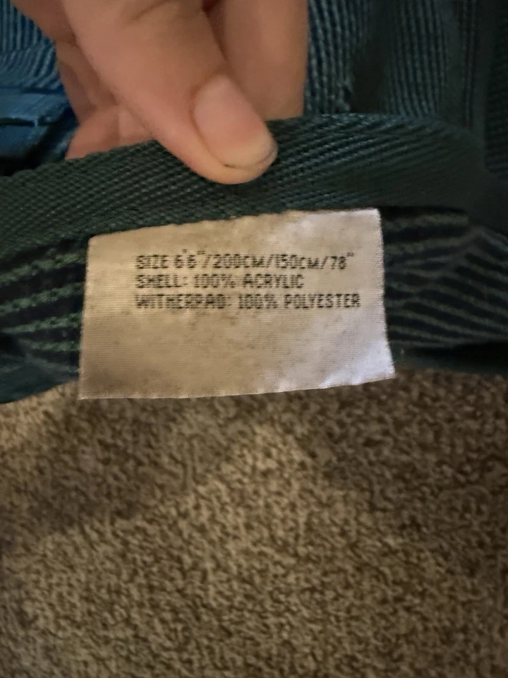 Saxon Knitted Horse Cooler Blue Green Plaid Woven 78 - Imagem 4 de 4