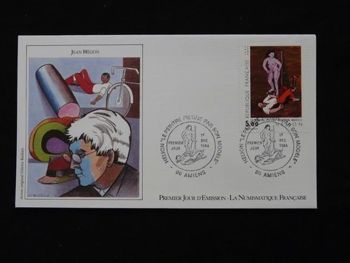 FDC France 1984 art painting Jean Helion