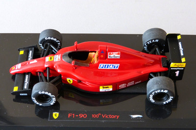 1:43 Hot Wheels Elite Ferrari F1-90 #1 Alain Prost France GP 1990