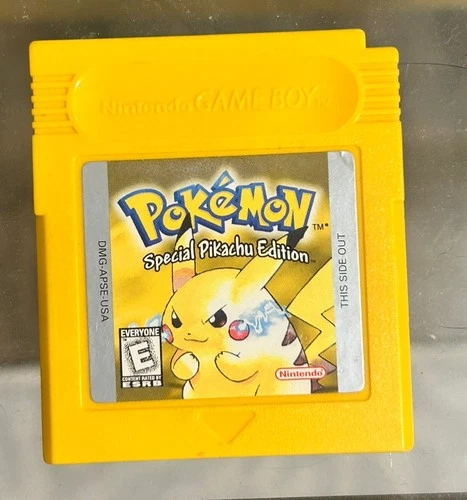 1999 Pokemon Yellow Version: Special Pikachu Edition GameBoy Authentic - Vintage