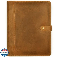 Leather Village Leather Portfolio Organizer - Professional Busine