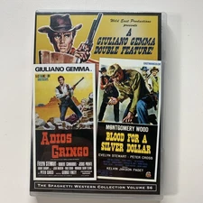 Adios Gringo / Blood for a Silver Dollar Wild East Spaghetti Western DVD OOP HTF