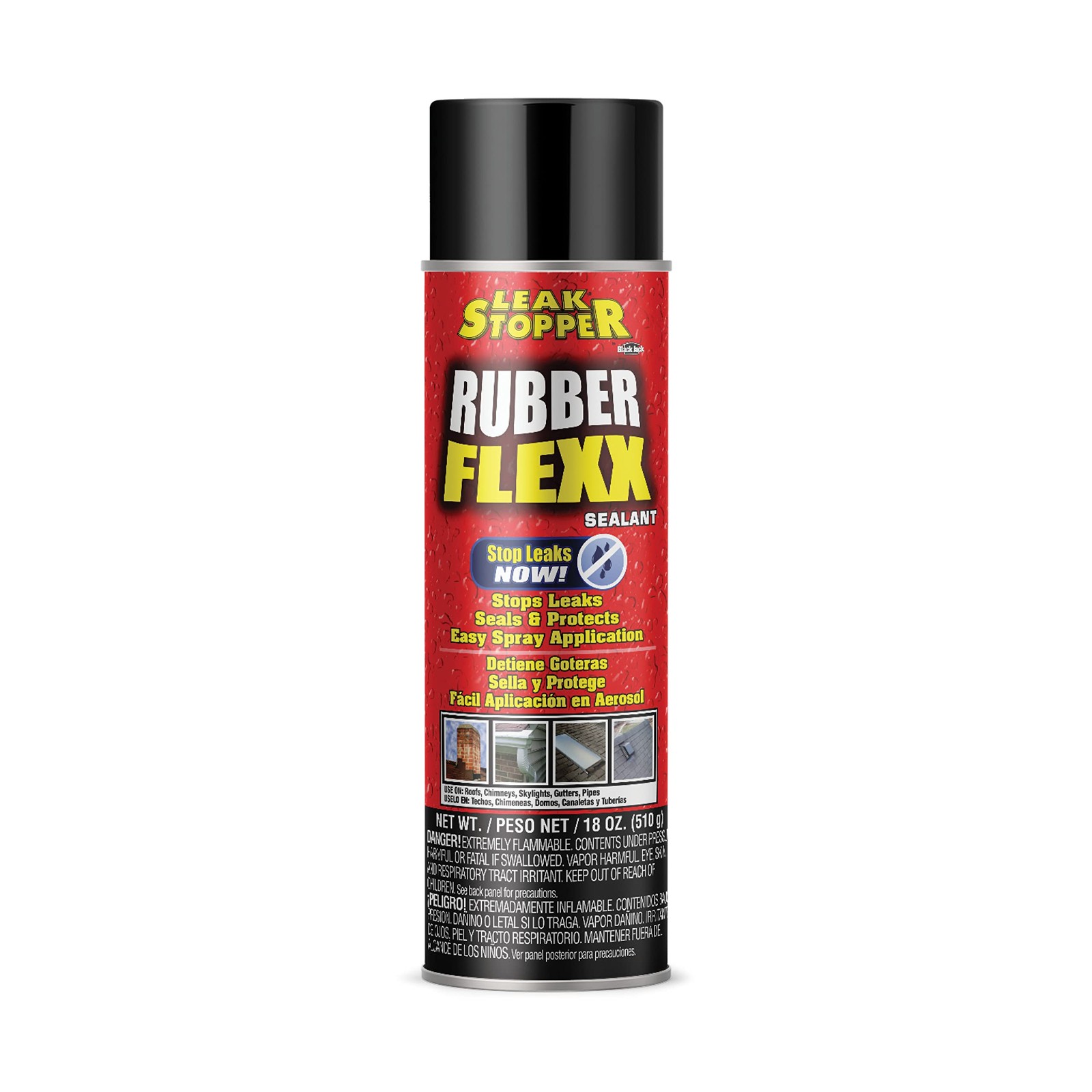 Rubber Flexx Waterproof Sealant Spray for Cracks and Leaks – Easy Point and Spray Application