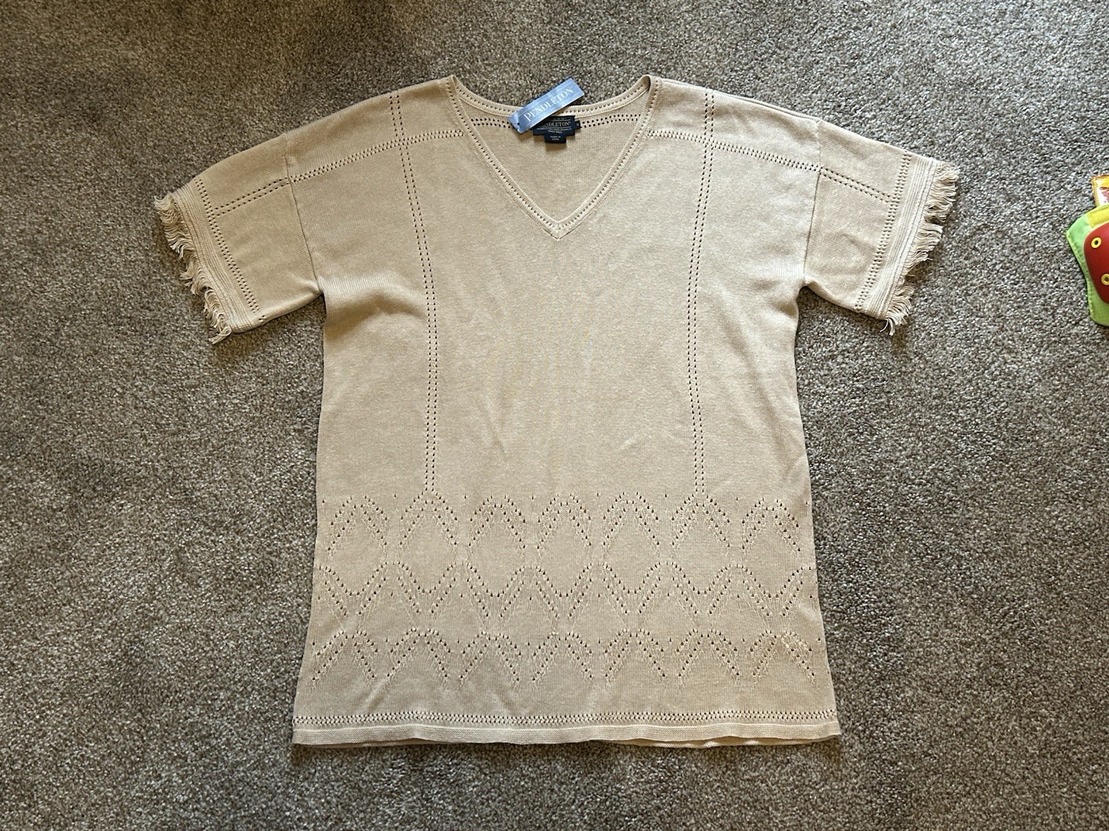 NWT Pendleton Women’s Linen Blend top - small