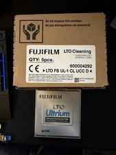 4 Fujifilm LTO Ultrium Universal Cleaning Cartridge 1-7 600004292