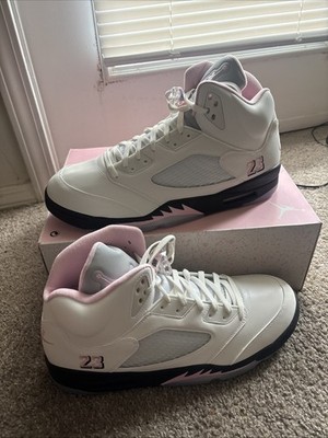 Size 16-Nike Air Jordan 5 Retro Shoes Medium Soft Pink HQ7978-102