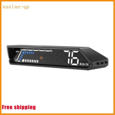 Car OBD2 GPS Multi-function Gauge Head-Up Display HUD Speedometer RPM Oil Temp