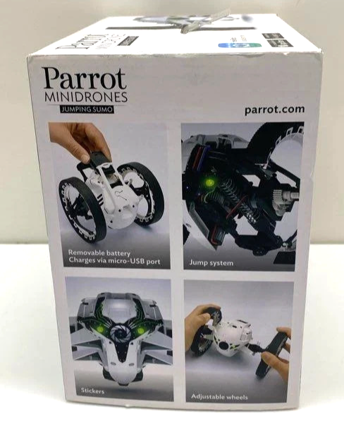 Parrot Mini Drone Jumping Sumo Smartphone Control So Fun! NEW! WOW