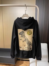 NWT COACH Men's Black signature DINO meteor Hoodies Hat Coat cardigan Cotton