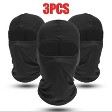 �� 3 Pezzi Maschera Viso Completa Sportiva Balaclava Asciugatura Rapida Morbida Traspirante