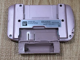 LG7076 Tested Working - Wonder Swan Color Pearl Pink Console Japan